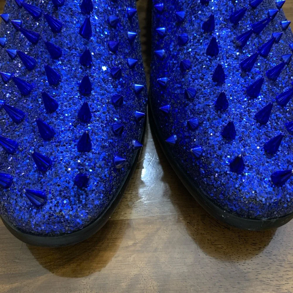 Alberto Fellini Men blue Loafers - Picture 3 of 12
